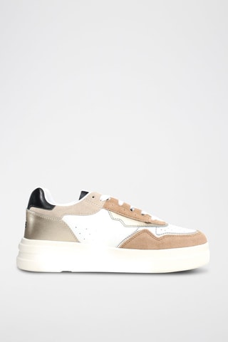 Leren Sneakers - Beige