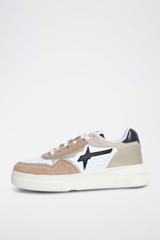 Leren Sneakers - Beige