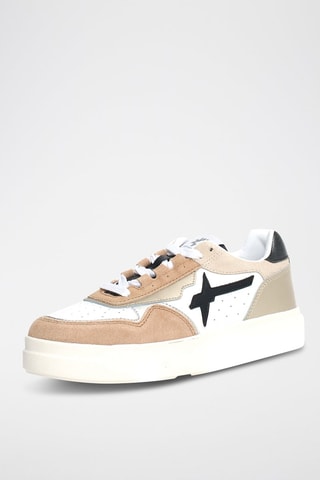 Leren Sneakers - Beige