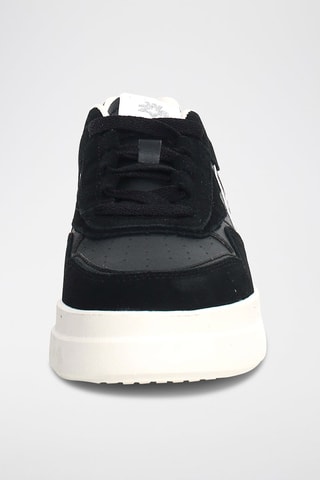 Nubuck Sneakers - Zwart en roze