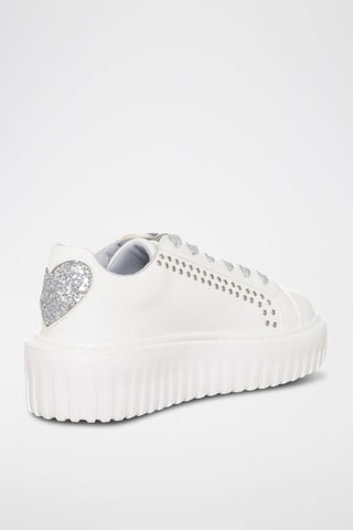 Zapatillas con plataforma - Blanco
