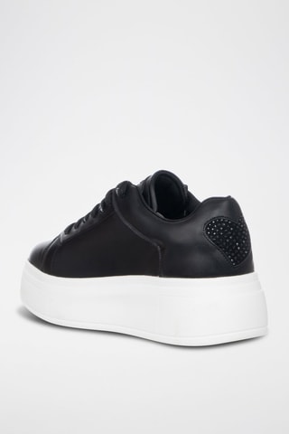 Zapatillas con plataforma - Negro