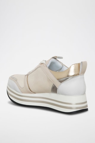 Zapatillas con plataforma - Blanco