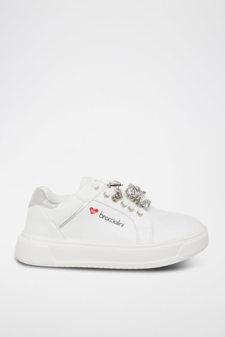 Zapatillas con plataforma - Blanco