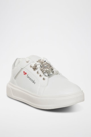Zapatillas con plataforma - Blanco