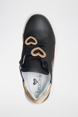 Zapatillas con plataforma - Blanco y negro