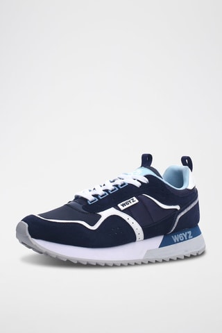 Zapatillas Bob - Blanco y azul