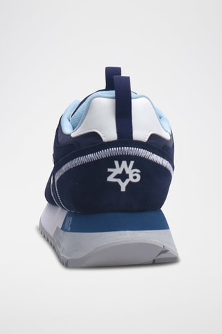 Zapatillas Bob - Blanco y azul