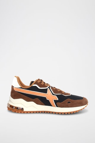 Zapatillas de piel bovina nobuk - Negro