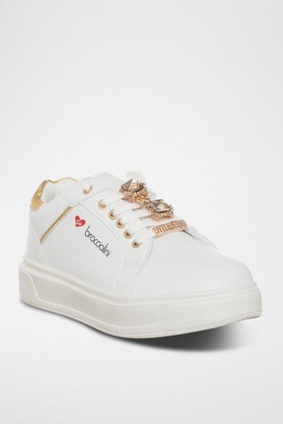 Zapatillas con plataforma - Blanco