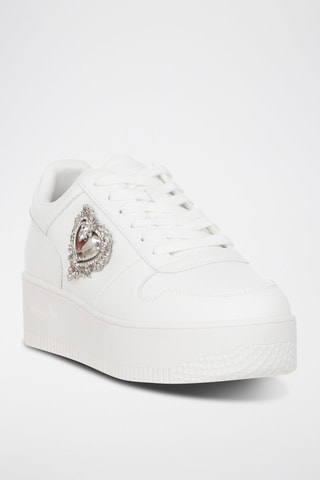 Zapatillas con plataforma - Blanco