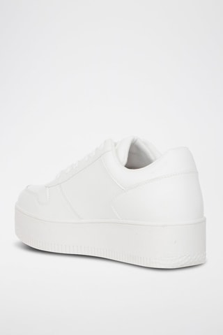 Zapatillas con plataforma - Blanco