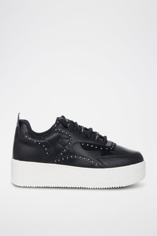 Zapatillas con plataforma - Negro