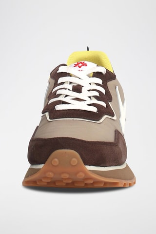 Zapatillas de nobuk - Marrón