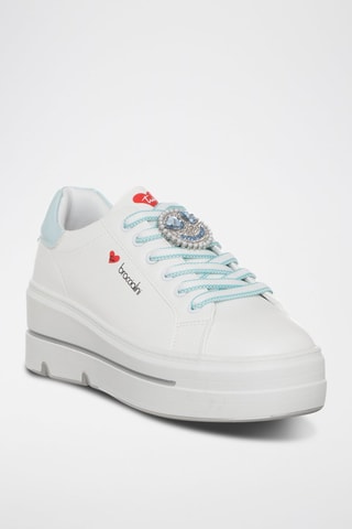 Zapatillas con plataforma - Blanco