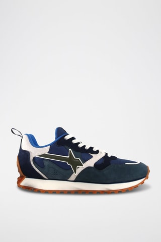 Zapatillas de nobuk - Azul