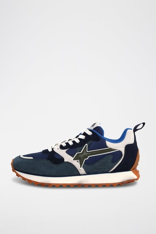 Zapatillas de nobuk - Azul