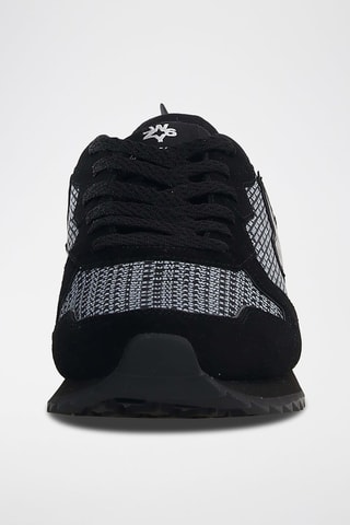 Zapatillas de nobuk - Blanco y negro