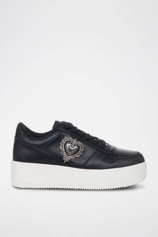 Zapatillas con plataforma - Negro