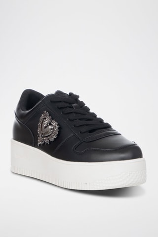 Zapatillas con plataforma - Negro