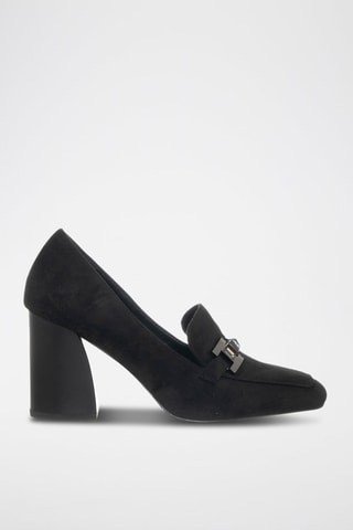 Zapatos de tacón - Negro y plateado