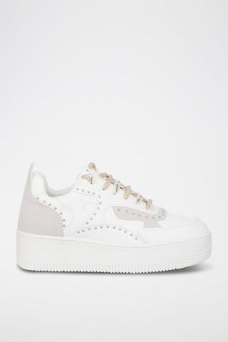 Zapatillas con plataforma - Blanco