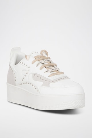 Zapatillas con plataforma - Blanco