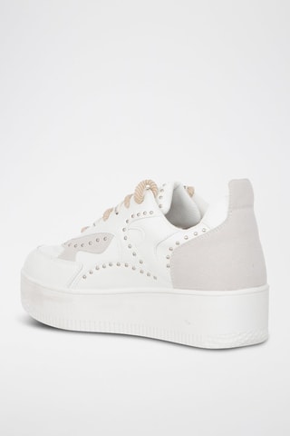 Zapatillas con plataforma - Blanco
