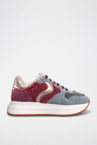 Zapatillas de piel forradas - Gris