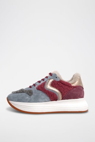 Zapatillas de piel forradas - Gris