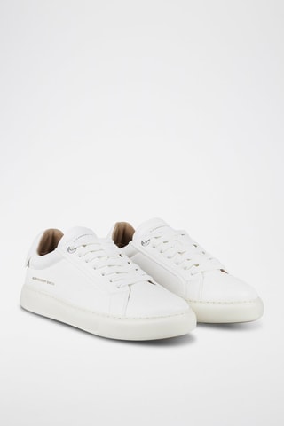 Zapatillas de piel - Blanco