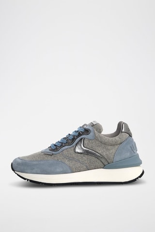 Zapatillas de piel - Gris
