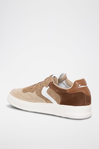 Zapatillas de nobuk Layton - Beige y marrón