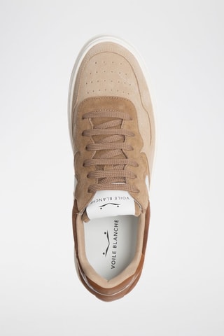 Zapatillas de nobuk Layton - Beige y marrón