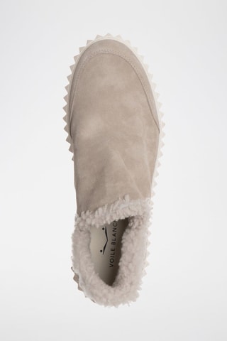 Zapatillas altas de nobuk - Blanco
