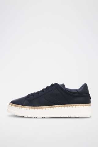 Zapatillas de piel - Azul