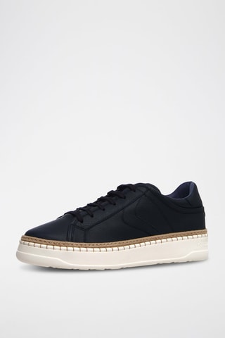 Zapatillas de piel - Azul