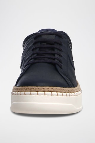 Zapatillas de piel - Azul