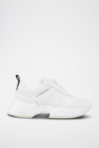 Zapatillas de piel - Blanco