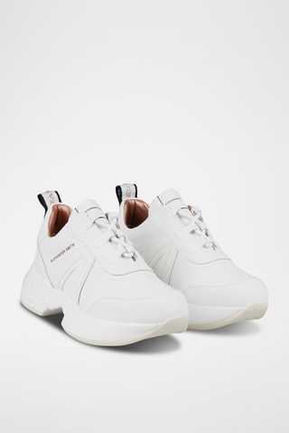 Zapatillas de piel - Blanco