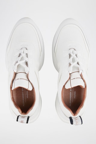 Zapatillas de piel - Blanco
