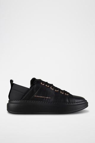 Zapatillas de piel Wembley - Negro