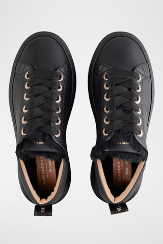 Zapatillas de piel Wembley - Negro