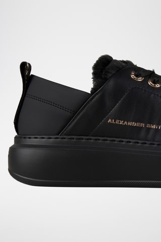 Zapatillas de piel Wembley - Negro