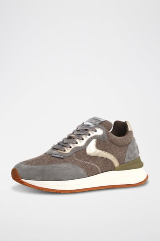Leren Sneakers - Grijs