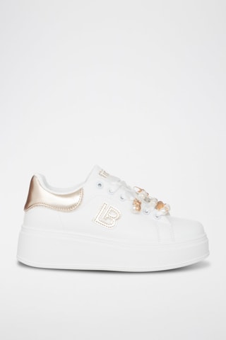 Zapatillas con plataforma - Laura Biagiotti - Blanco