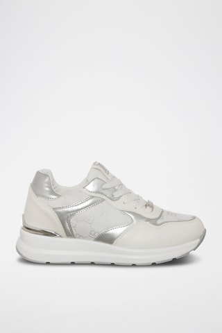 Zapatillas - Laura Biagiotti - Blanco y plateado