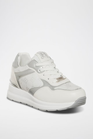 Zapatillas - Laura Biagiotti - Blanco y plateado