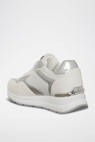 Zapatillas - Laura Biagiotti - Blanco y plateado