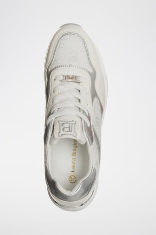 Zapatillas - Laura Biagiotti - Blanco y plateado